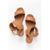 Mitti Tan Leather Heel Sandal Mitti Tan Leather Heel Sandal